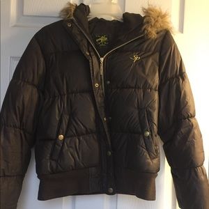 SouthPole fur hooded jacket